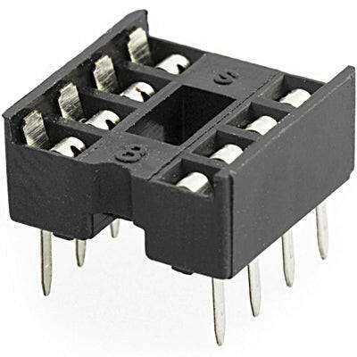 Suporte IC 8 Pinos - 00-ZOC8P-P-Componentes eletronicos-SMI-Music Stage