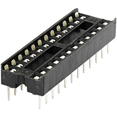 Suporte IC 24 Pinos-Componentes eletronicos-SMI-Music Stage