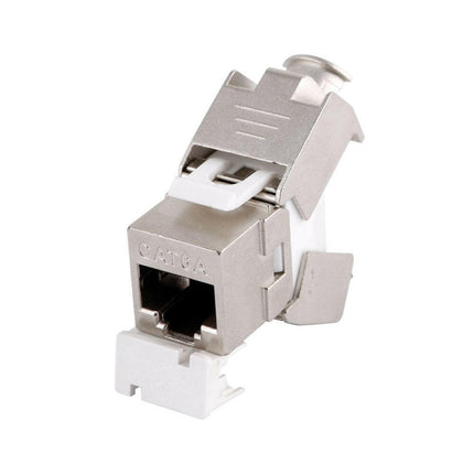 Ficha RJ45 Keystone RJ45 p/ Cabo UTP/FTP CAT6A-Fichas e cabos-Nimo-Music Stage