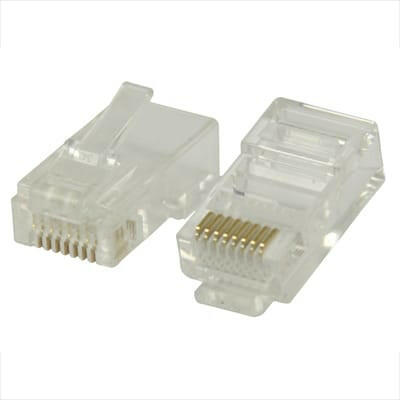 Ficha Telefone 8V/8C RJ45-Fichas e cabos-SMI-Music Stage