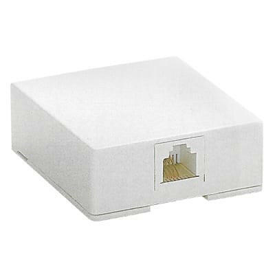 Tomada Telefone 6V/6C RJ12 Lateral - Branco-Fichas e cabos-EDC-Music Stage