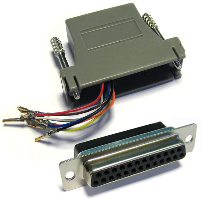Adaptador DB25 Fêmea / RJ45 Fêmea-Fichas e cabos-EDC-Music Stage