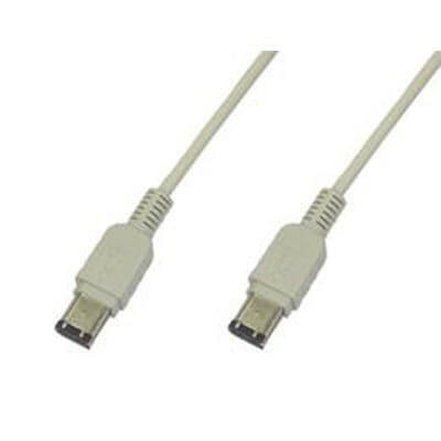 Cabo Firewire 6P/6P IEEE1394 - 1,8mt-Fichas e cabos-EDC-Music Stage