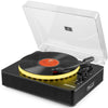 Gira Discos - Leitor de Vinil 33/45/78 RPM com Bluetooth e Leds (RP162LED) - FENTON