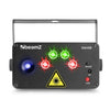 Laser Duplo 100/50mW Vermelho e Verde + LED Azul c/ Comando (DAHIB DOUBLE) - beamZ
