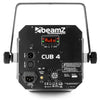 Projector Profissional Efeitos 2x 10W Quad LED + 64 RGBAW DMX c/ Comando (CUBE4 II) - beamZ