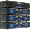 Amplificador PA 2x 500W 19" c/ Equalizador (SPL1000EQ) LEDs Azuis - SPL