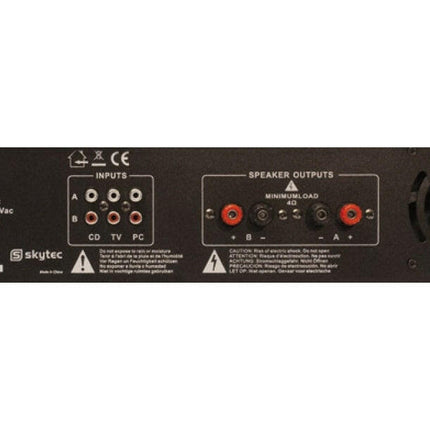 Amplificador PA 2x 1000W 19" c/ Equalizador (SPL2000EQ) LEDs Azuis - SPL