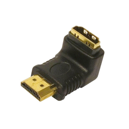 Adaptador HDMI Macho / HDMI Fêmea Curva-Fichas e cabos-SMI-Music Stage