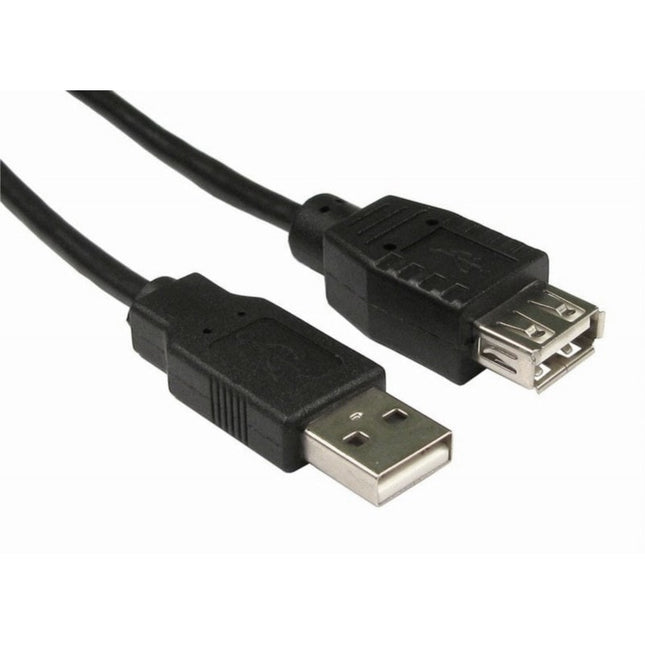 Cabo USB "A" Macho / USB "A" Macho 3mt - Preto