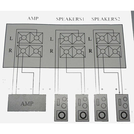 Comutador Colunas 2 Pares-Tv audio video-Valueline-Music Stage