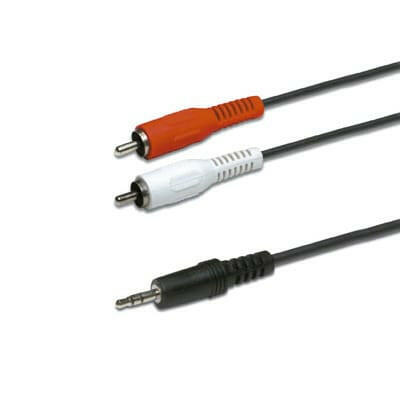 Cabo 3,5 Macho ST / 2xRCA Macho 15mt-Fichas e cabos-Valueline-Music Stage