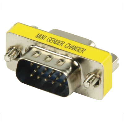 Adaptador VGA Macho / VGA Fêmea-Fichas e cabos-Valueline-Music Stage