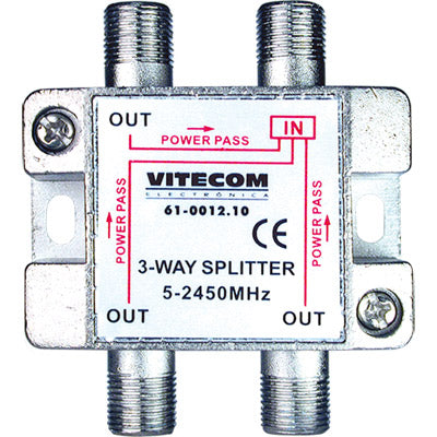 Repartidor TV/Satélite 3 Saídas 5-2450MHz-Tv audio e video-SMI-Music Stage