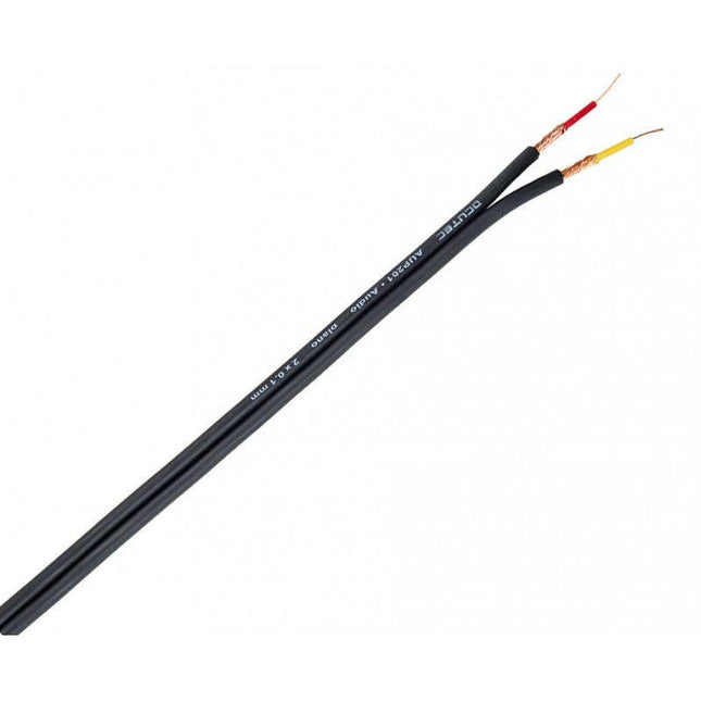 Cabo Paralelo 2 x Ø2,9mm + 2 Malhas 100mt - Bobine-Fichas e cabos-DCU-Music Stage