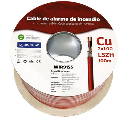 Cabo Alarme 2 Fios 100mt-Fichas e cabos-Nimo-Music Stage