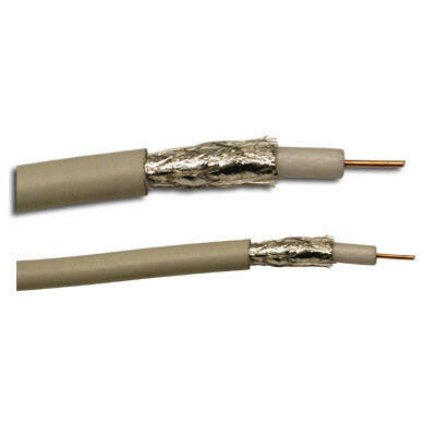 Cabo Coaxial Ø6,6mm Branco 100mt - Bobine (4-0102)-Fichas e cabos-SMI-Music Stage