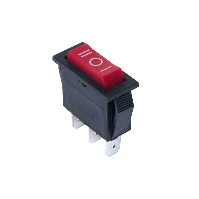 Interruptor Basculante 1 Circuito 15A 250V Vermelho (I/0/I)-Componentes eletronicos-SMI-Music Stage