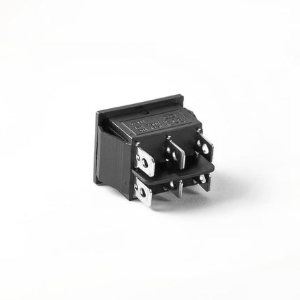Comutador Basculante 2 Circuitos 16A 250V Preto (I/0/I)-Componentes eletronicos-SMI-Music Stage