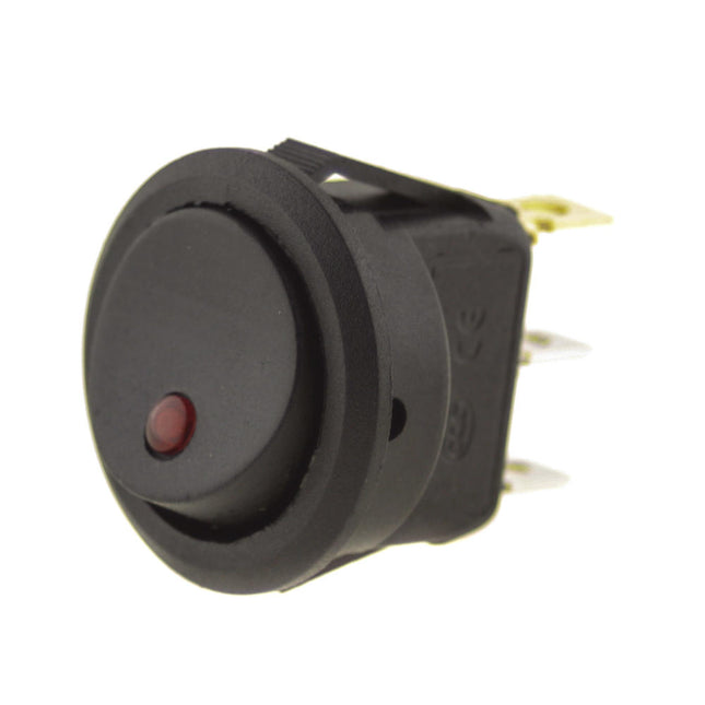 Interruptor Basculante 1 Circuito 16A 12V Vermelho Luminoso-Componentes eletronicos-SMI-Music Stage