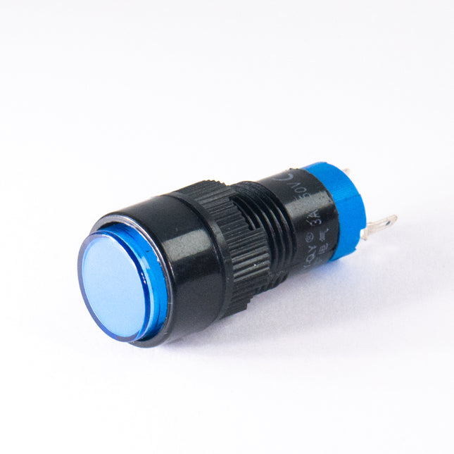 Comutador Pressão 3A 250V (ON-ON) - Azul Luminoso-Componentes eletronicos-SMI-Music Stage