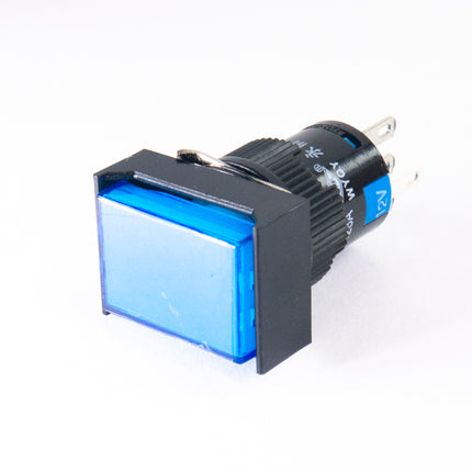 Comutador Pressão 5A 250V (ON-ON) - Azul Luminoso-Componentes eletronicos-SMI-Music Stage
