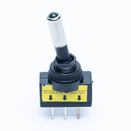 Interruptor Alavanca DC12V - Verde Luminoso-Componentes eletronicos-SMI-Music Stage