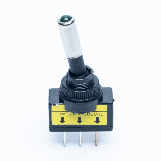 Interruptor Alavanca DC12V - Verde Luminoso-Componentes eletronicos-SMI-Music Stage