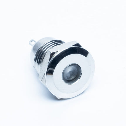 Piloto Metálico DC12V Ø8mm - Branco-Componentes eletronicos-SMI-Music Stage