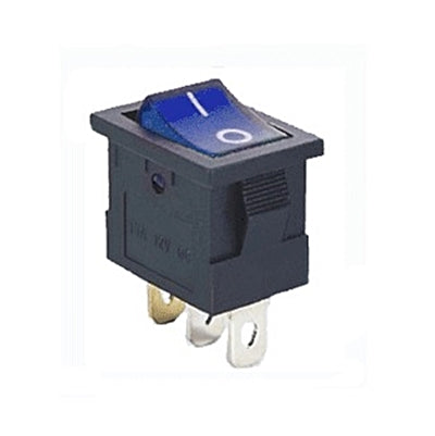 Interruptor Basculante 1 Circuito 15A 12V Azul Luminoso-Componentes eletronicos-SMI-Music Stage