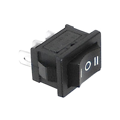 Interruptor Basculante 1 Circuito 6A 250V Preto (I/0/I)-Componentes eletronicos-SMI-Music Stage