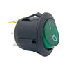 Interruptor Basculante 1 Circuito 6A 250V Verde Luminoso