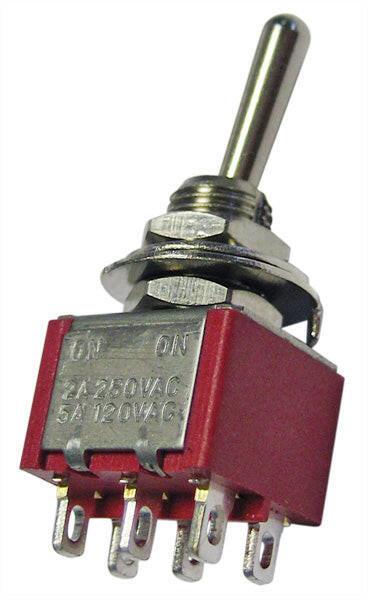 Comutador Alavanca 2 Circuitos 2A 250V (I/I)-Componentes eletronicos-SMI-Music Stage