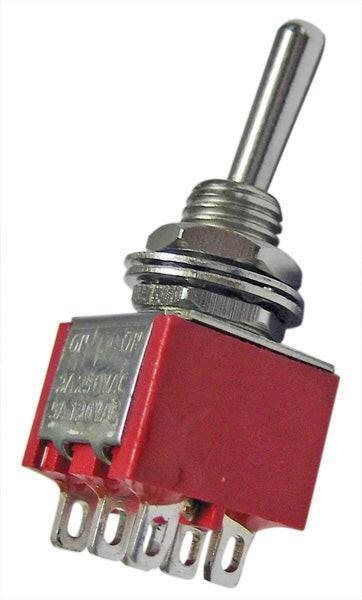 Comutador/Pulsador Alavanca 2 Circuitos 2A 250V (I/I)-Componentes eletronicos-SMI-Music Stage