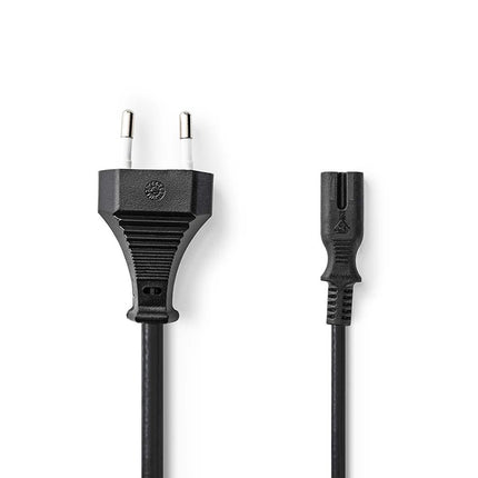 Cabo Alimentação Euro Macho / Tipo 8 - 2x0,75mm² 2metros