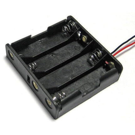 Suporte Pilhas 4xR6 c/ Fios 20cm-Energia-EDC-Music Stage