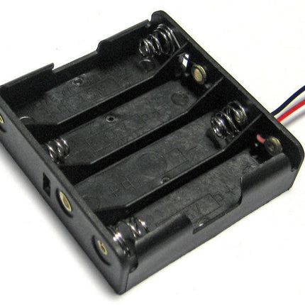 Suporte Pilhas 4xR6 c/ Fios 20cm-Energia-EDC-Music Stage