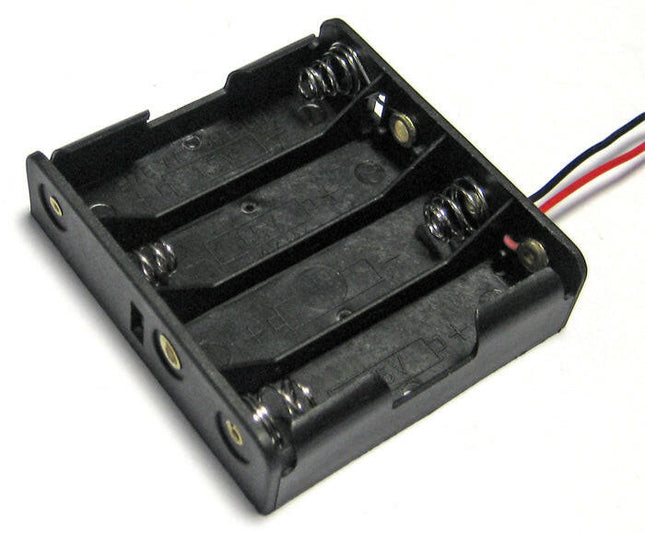 Suporte Pilhas 4xR6 c/ Fios 20cm-Energia-EDC-Music Stage