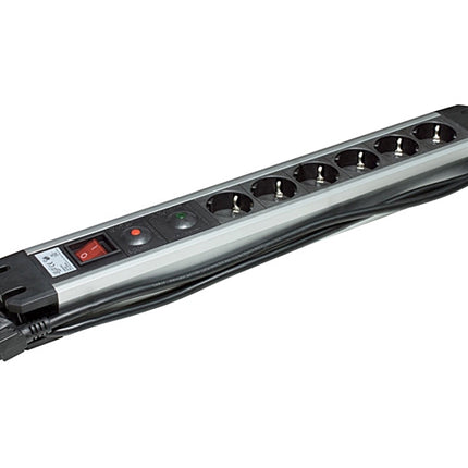 Extensão Eléctrica 6 Vias Shucko c/ Protecção 3mt c/ Int