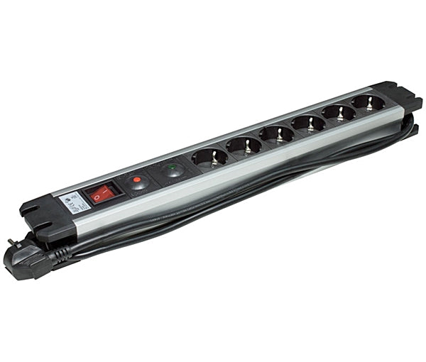 Extensão Eléctrica 6 Vias Shucko c/ Protecção 3mt c/ Int
