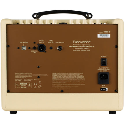 Blackstar SONNET 60 BLONDE-Amplificadores para Guitarra Acústica-Blackstar-Music Stage