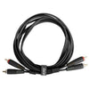 Udg U97001BL - ULTIMATE AUDIO CABLE SET RCA-RCA STRAIGHT BLACK