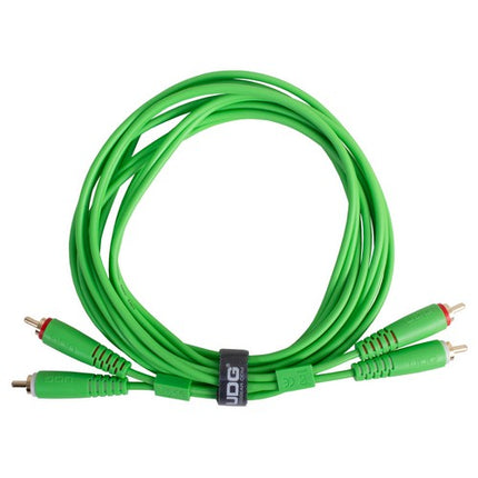 Udg Gear U97001GR - Ultimate Audio Cable Set Rca-rca Straight Green