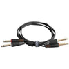 Udg U97002BL - ULTIMATE AUDIO CABLE SET JACK - JACK STRAIGHT BLACK