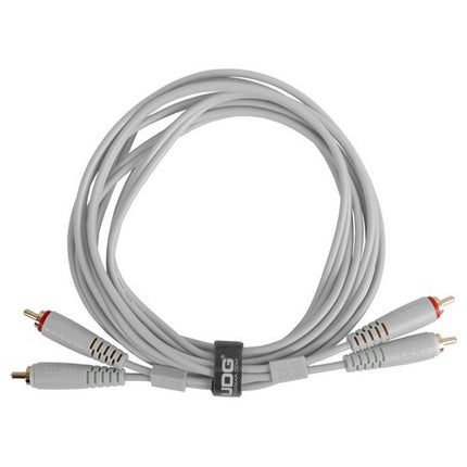 Udg U97003WH - ULTIMATE AUDIO CABLE SET RCA-RCA STRAIGHT WHITE