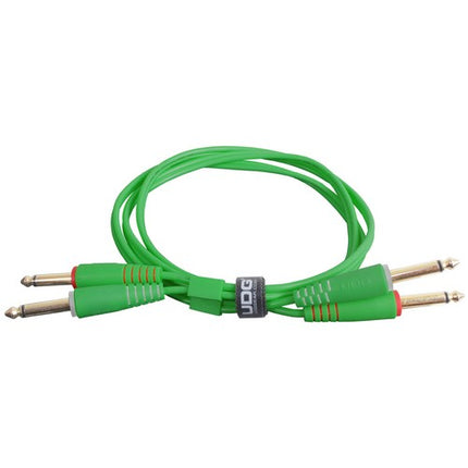 Udg U97004GR - ULTIMATE AUDIO CABLE SET JACK - JACK STRAIGHT GREEN