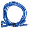 Udg U97005LB - ULTIMATE AUDIO CABLE SET RCA STRAIGHT - RCA ANGLED LIGHT BLUE