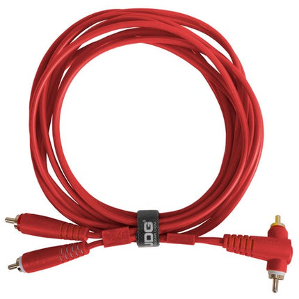 Udg Gear U97005RD - Ultimate Audio Cable Set Rca Straight - Rca Angled Red