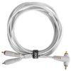 Udg U97005WH - ULTIMATE AUDIO CABLE SET RCA STRAIGHT - RCA ANGLED WHITE