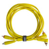 Udg U97005YL - ULTIMATE AUDIO CABLE SET RCA STRAIGHT - RCA ANGLED YELLOW